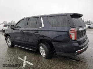 2023 Chevrolet Tahoe LS with VIN 1GNSCMED0PR286044, listed as a Copart auction lot 44389345 with 8,770 mi miles and Salvage Title. Bid and sale history available at carsss.com. Image 2.