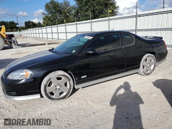 2007 Chevrolet Monte Carlo SS z VIN 2G1WL15C679156630, wystawiony jako Copart lot #77870894 z przebiegiem 128 037 mil mil oraz Nie do naprawy • Non repairable. Historia ofert i sprzedaży dostępna na DreamBid. Obrazek 1.