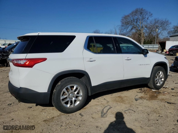2018 Chevrolet Traverse LS with VIN 1GNERFKW2JJ282581, listed as a Copart auction lot 48068805 with 151,787 mi miles and Salvage Title. Bid and sale history available at carsss.com. Image 3.