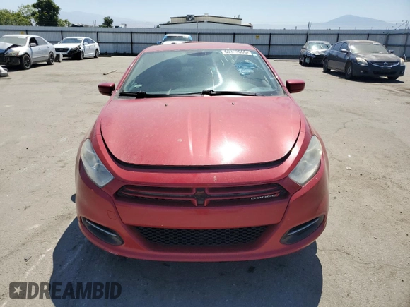 2013 Dodge Dart SXT with VIN 1C3CDFBA8DD181832, listed as a Copart auction lot 60302065 with 125,527 mi miles and Salvage title. Bid and sale history available at DreamBid. Image 5.