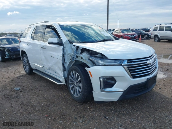 2023 Chevrolet Traverse Premier with VIN 1GNERKKW9PJ177893, listed as a IAAI auction lot 41262583 with 35,470 mi miles. Bid and sale history available at carsss.com. Image 1.