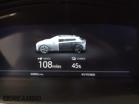 2019 Jaguar I-Pace HSE z VIN SADHD2S16K1F76477, wystawiony jako IAAI lot #41289868 z przebiegiem 30 952 mil mil oraz . Historia ofert i sprzedaży dostępna na DreamBid. Obrazek 18.
