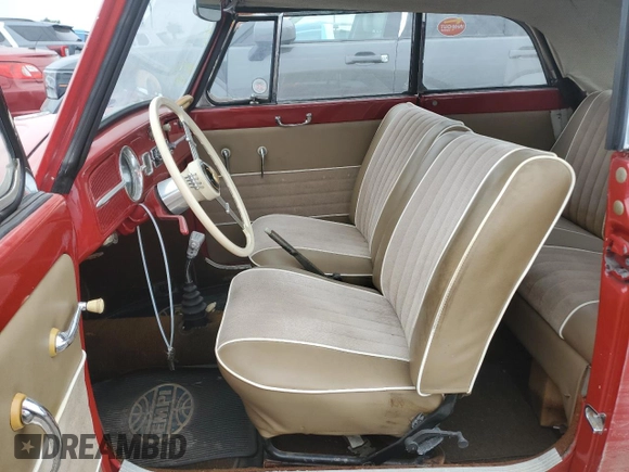 1965 Volkswagen Beetle with VIN 3364004, listed as a Copart auction lot 75647994 with 95,406 mi miles and Salvage Title. Bid and sale history available at DreamBid. Image 7.