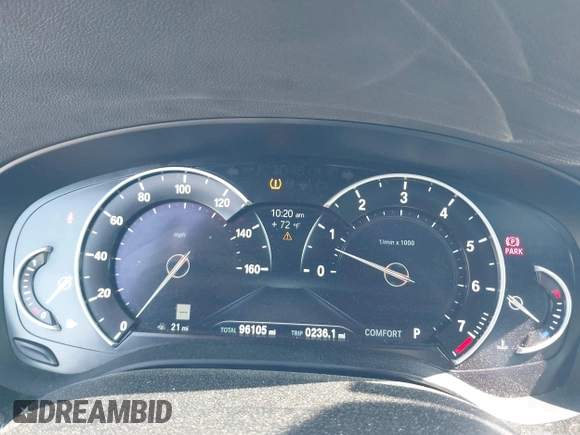 2017 BMW 5 Series 540i с VIN WBAJE5C30HG915326, выставлен на аукционе IAAI как лот 42138937 с пробегом 96 105 миль миль и . История ставок и продаж доступна на DreamBid. Изображение 7.