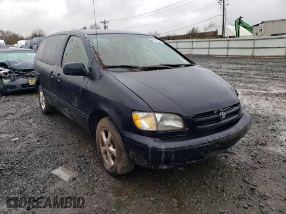 2000 Toyota Sienna CE with VIN 4T3ZF19C7YU290320, listed as a Copart auction lot 81402574 with 0 mi miles and Clean Title. Bid and sale history available at carsss.com. Image 4.