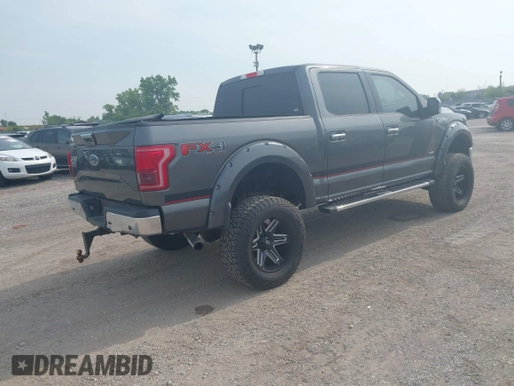 2016 Ford F-150 XLT with VIN 1FTEW1EG9GFA58647, listed as a IAAI auction lot 42492607 with 80,933 mi miles and . Bid and sale history available at DreamBid. Image 4.