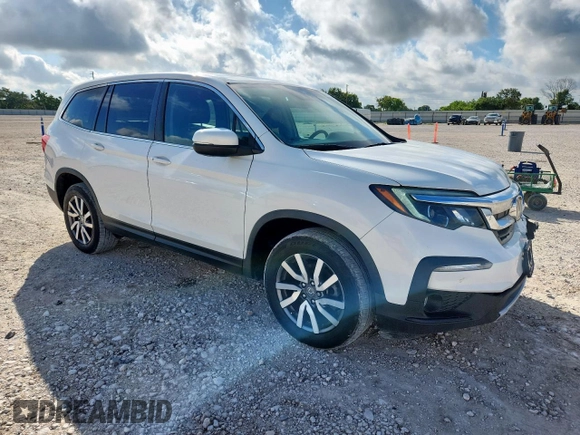 2022 Honda Pilot EX-L with VIN 5FNYF6H59NB003105, listed as a Copart auction lot 62998185 with 50,238 mi miles and Clean title. Bid and sale history available at DreamBid. Image 4.