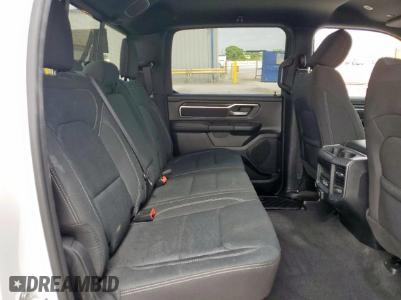 2025 Ram 1500 Lone Star with VIN 1C6SRFFP7SN652049, listed as a Copart auction lot 59545025 with 8,581 mi miles and Salvage title. Bid and sale history available at DreamBid. Image 10.