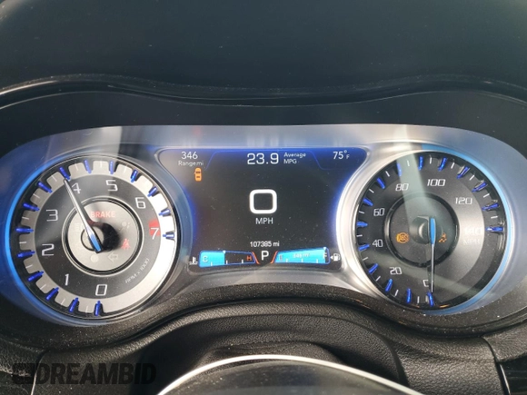 2017 Chrysler 300 S with VIN 2C3CCABG6HH526696, listed as a Copart auction lot 81372674 with 107,385 mi miles and Salvage Title. Bid and sale history available at DreamBid. Image 9.