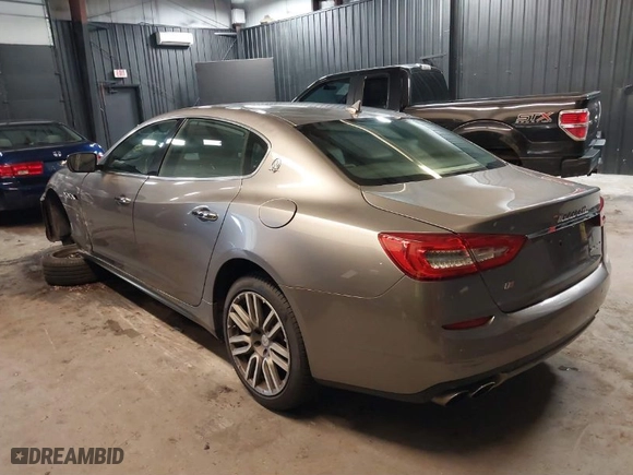 2015 Maserati Quattroporte S Q4 with VIN ZAM56RRAXF1158381, listed as a IAAI auction lot 39717772 with NaN miles. Bid and sale history available at carsss.com. Image 3.