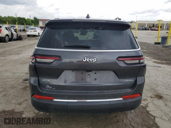 2023 Jeep Grand Cherokee Limited with VIN 1C4RJKBG0P8898802, listed as a Copart auction lot 60960755 with 23,053 mi miles and Salvage title. Bid and sale history available at DreamBid. Image 6.