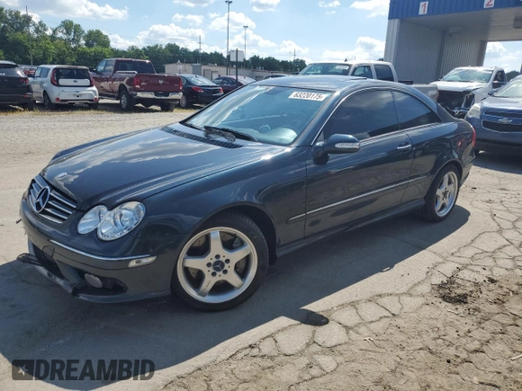 2004 Mercedes-Benz CLK 500 with VIN WDBTJ75J44F095359, listed as a Copart auction lot 63220175 with 140,232 mi miles and Clean title. Bid and sale history available at DreamBid. Image 1.