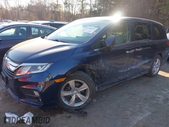 2018 Honda Odyssey EX-L with VIN 5FNRL6H72JB100736, listed as a IAAI auction lot 41350954 with 113,504 mi miles. Bid and sale history available at carsss.com. Image 17.