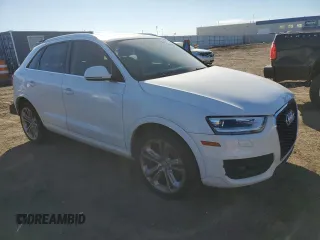 2015 Audi Q3 2.0T Prestige with VIN WA1GFCFS3FR009488, listed as a Copart auction lot 46915045 with 108,071 mi miles and Clean Title. Bid and sale history available at carsss.com. Image 4.