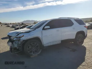 2020 Chevrolet Traverse RS with VIN 1GNEVJKW3LJ137566, listed as a Copart auction lot 83847554 with 61,591 mi miles and Salvage title. Bid and sale history available at DreamBid. Image 1.
