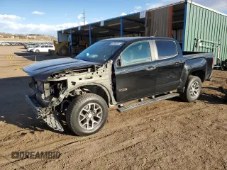 2017 GMC Canyon 4WD SLE with VIN 1GTG6CENXH1254503, listed as a Copart auction lot 46796135 with 80,458 mi miles and Salvage Title. Bid and sale history available at carsss.com. Image 1.