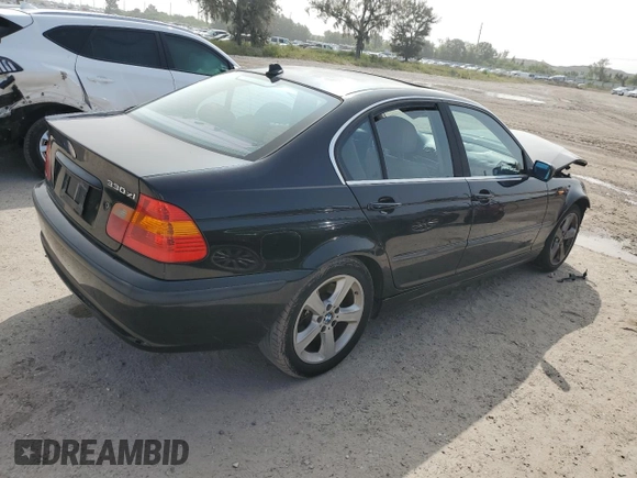 2004 BMW 3 Series 330xi with VIN WBAEW53444PN34595, listed as a Copart auction lot 70640873 with 0 mi miles and Salvage Title. Bid and sale history available at carsss.com. Image 3.