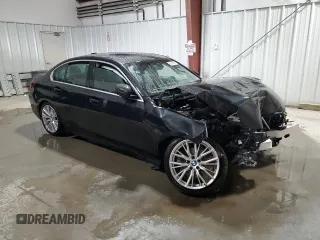 2024 BMW 3 Series 330i xDrive with VIN 3MW89FF06R8E67376, listed as a Copart auction lot 47597735 with 0 mi miles and Salvage Title. Bid and sale history available at carsss.com. Image 4.