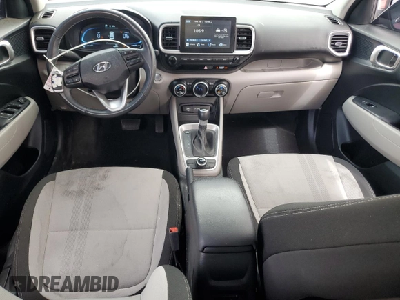 2024 Hyundai Venue SEL with VIN KMHRC8A3XRU303908, listed as a Copart auction lot 51671415 with 12,649 mi miles and Salvage title. Bid and sale history available at DreamBid. Image 8.