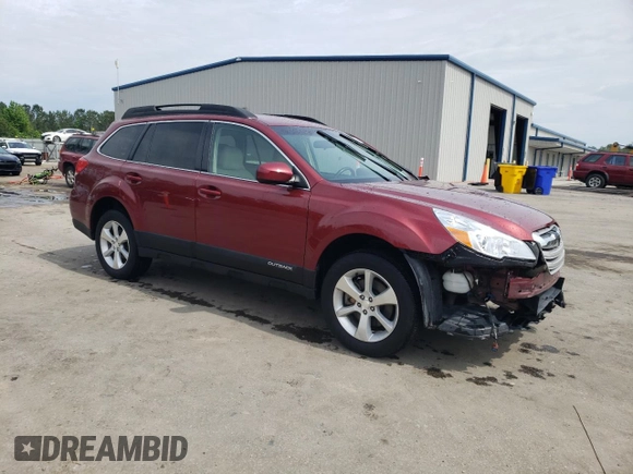 2013 Subaru Outback Limited с VIN 4S4BRDJC9D2276892, выставлен на аукционе Copart как лот 56051725 с пробегом 21 693 миль миль и Списание • Salvage title. История ставок и продаж доступна на DreamBid. Изображение 4.