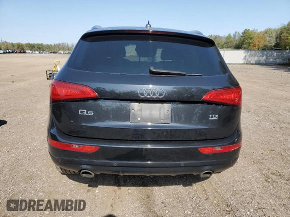 2014 Audi Q5 with VIN WA1CMCFP5EA008579, listed as a Copart auction lot 72431054 with 195,517 mi miles and Salvage title. Bid and sale history available at DreamBid. Image 6.