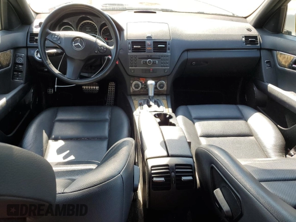 2011 Mercedes-Benz C with VIN WDDGF5CB9BF631438, listed as a Copart auction lot 62860085 with 204,528 mi miles and Salvage title. Bid and sale history available at DreamBid. Image 8.