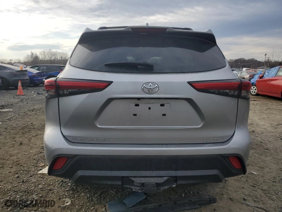 2023 Toyota Highlander L with VIN 5TDKDRBH2PS014431, listed as a Copart auction lot 45915725 with 46,813 mi miles and Salvage Title. Bid and sale history available at carsss.com. Image 6.