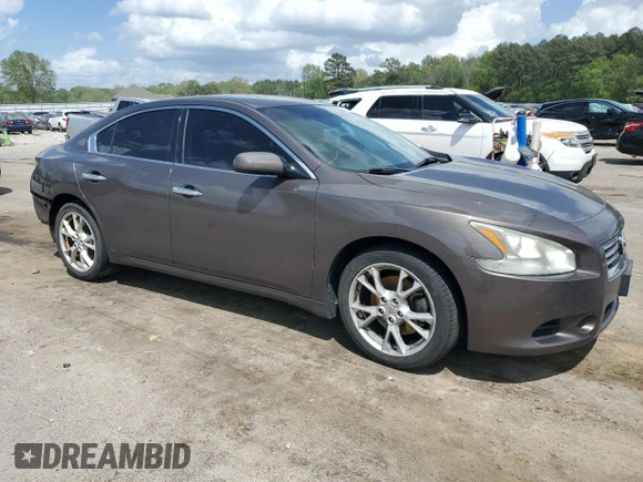 2014 Nissan Maxima SV with VIN 1N4AA5AP1EC456689, listed as a Copart auction lot 51844135 with 183,802 mi miles and Salvage Title. Bid and sale history available at DreamBid. Image 4.