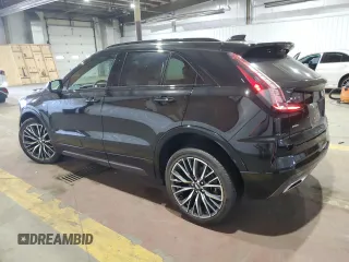 2024 Cadillac XT4 AWD Sport with VIN 1GYFZFR46RF215816, listed as a Copart auction lot 70639624 with 381 mi miles and Salvage title. Bid and sale history available at DreamBid. Image 2.