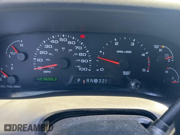 2003 Ford F-350 with VIN 1FDWW37P93EC03534, listed as a Copart auction lot 50217135 with 123,606 mi miles and Clean title. Bid and sale history available at DreamBid. Image 8.