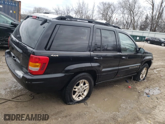 1999 Jeep Grand Cherokee Limited with VIN 1J4GW68SXXC713416, listed as a Copart auction lot 88296395 with 0 mi miles and Non Repairable. Bid and sale history available at carsss.com. Image 3.