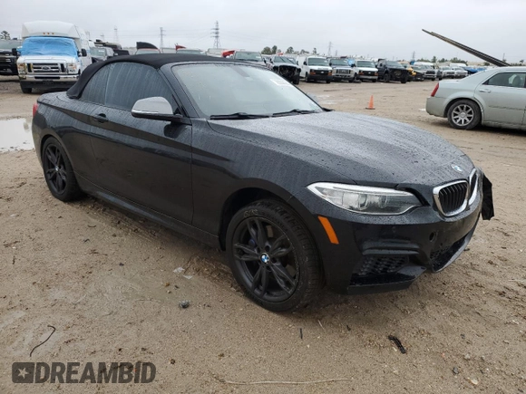 2016 BMW 2 Series M235i with VIN WBA1M1C50GV393966, listed as a Copart auction lot 83044244 with 115,686 mi miles and Salvage Title. Bid and sale history available at carsss.com. Image 4.