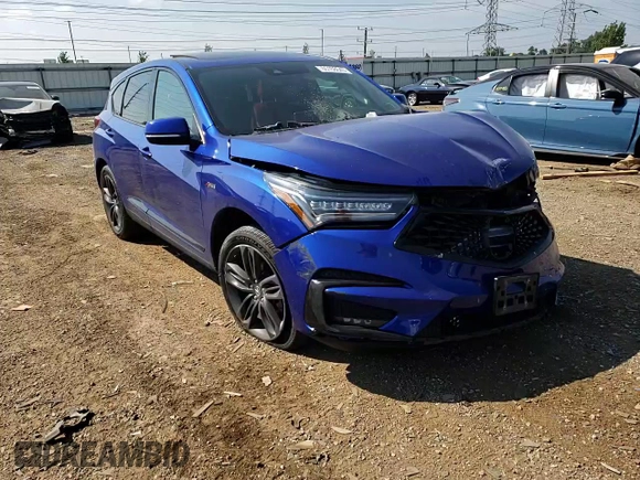 2020 Acura RDX w/A-Spec Pkg with VIN 5J8TC2H6XLL017658, listed as a Copart auction lot 65168643 with 33,499 mi miles. Bid and sale history available at carsss.com. Image 11.