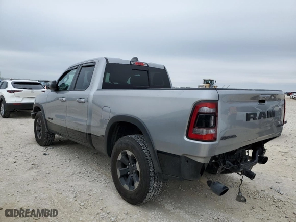2019 Ram 1500 Rebel with VIN 1C6SRFET0KN841074, listed as a Copart auction lot 45288845 with 74,013 mi miles and Salvage Title. Bid and sale history available at carsss.com. Image 2.