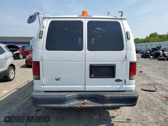 2011 Ford Econoline Cargo Commercial with VIN 1FTNE2EL0BDB35092, listed as a Copart auction lot 60237545 with 124,860 mi miles and Clean title. Bid and sale history available at DreamBid. Image 6.