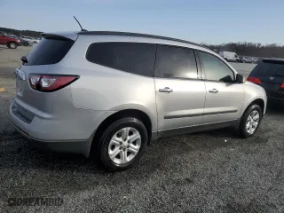 2015 Chevrolet Traverse LS with VIN 1GNKRFED9FJ248612, listed as a Copart auction lot 48367905 with 107,777 mi miles and Salvage Title. Bid and sale history available at carsss.com. Image 3.