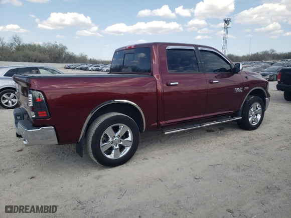 2017 Ram 1500 Big Horn with VIN 3C6RR7LT0HG703317, listed as a Copart auction lot 50734965 with 42,166 mi miles and Salvage Title. Bid and sale history available at carsss.com. Image 3.