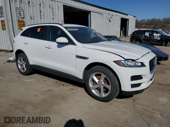 2017 Jaguar F-Pace 20d Premium with VIN SADCJ2BNXHA095319, listed as a Copart auction lot 48928225 with 67,334 mi miles and Clean Title. Bid and sale history available at DreamBid. Image 4.