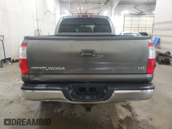 2005 Toyota Tundra Limited z VIN 5TBET38105S467542, wystawiony jako Copart lot #57887155 z przebiegiem Nie podano mil oraz Szkoda całkowita • Salvage title. Historia ofert i sprzedaży dostępna na DreamBid. Obrazek 6.