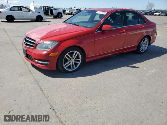 2014 Mercedes-Benz C-Class C 250 Sport with VIN WDDGF4HB7EA962300, listed as a Copart auction lot 51723135 with 187,055 mi miles and Clean Title. Bid and sale history available at carsss.com. Image 1.