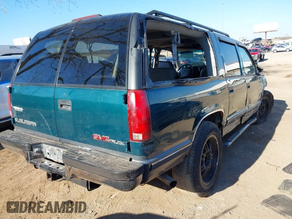 1996 GMC Suburban z VIN 1GKFK16R3TJ703465, wystawiony jako IAAI lot #41325441 z przebiegiem 271 871 mil mil oraz . Historia ofert i sprzedaży dostępna na DreamBid. Obrazek 4.