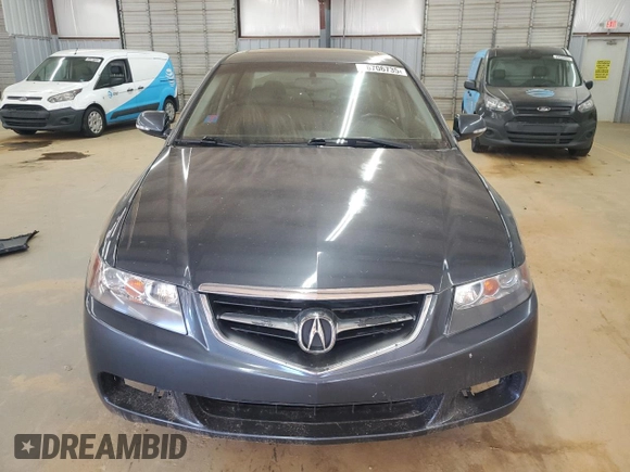2005 Acura TSX with VIN JH4CL96925C015294, listed as a Copart auction lot 46706735 with 162,900 mi miles and Salvage Title. Bid and sale history available at carsss.com. Image 5.