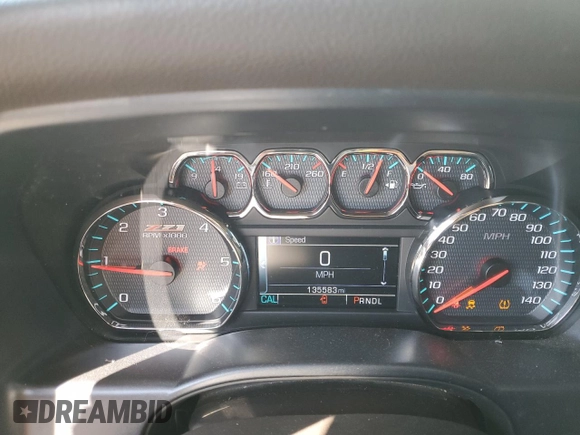 2018 Chevrolet Silverado 1500 LT with VIN 3GCUKREC0JG596842, listed as a Copart auction lot 47394105 with 135,583 mi miles and Salvage Title. Bid and sale history available at carsss.com. Image 9.