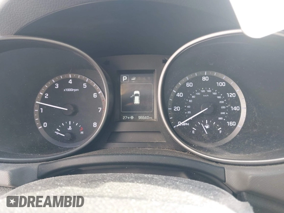 2017 Hyundai Santa Fe 2.4L with VIN 5NMZUDLB4HH034437, listed as a IAAI auction lot 41565545 with 96,640 mi miles and . Bid and sale history available at DreamBid. Image 7.