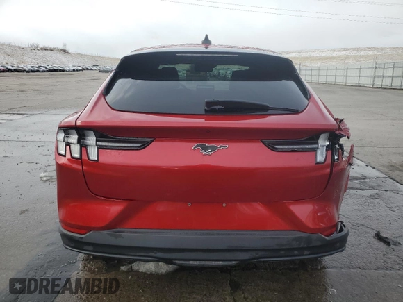 2023 Ford Mustang Mach-E Select with VIN 3FMTK1SS1PMA09403, listed as a Copart auction lot 49500935 with 34,435 mi miles and Salvage title. Bid and sale history available at DreamBid. Image 6.