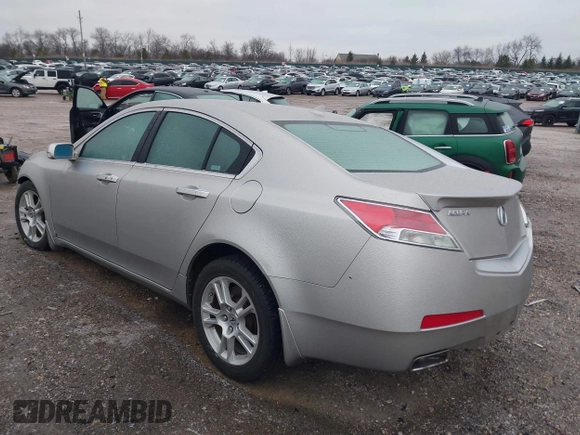 2009 Acura TL Tech with VIN 19UUA86569A020715, listed as a IAAI auction lot 41521211 with 179,977 mi miles. Bid and sale history available at carsss.com. Image 3.
