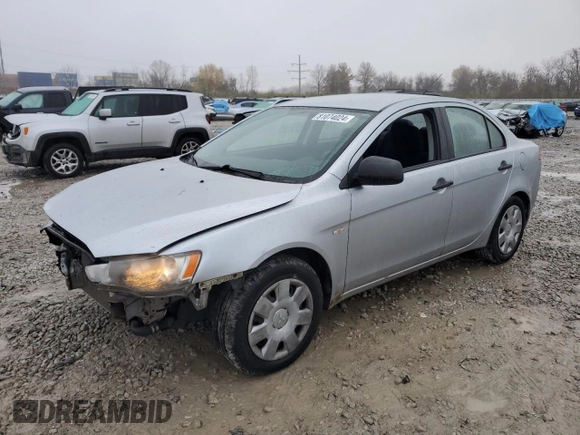 2009 Mitsubishi Lancer DE with VIN JA3AU16UX9U000388, listed as a Copart auction lot 81074024 with 186,003 mi miles and Salvage Title. Bid and sale history available at carsss.com. Image 1.