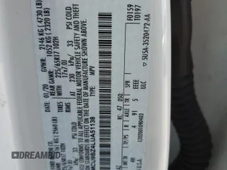 2020 Ford Escape SE Sport Hybrid with VIN 1FMCU9BZ4LUA51138, listed as a Copart auction lot 55186315 with 68,497 mi miles and Salvage title. Bid and sale history available at DreamBid. Image 13.