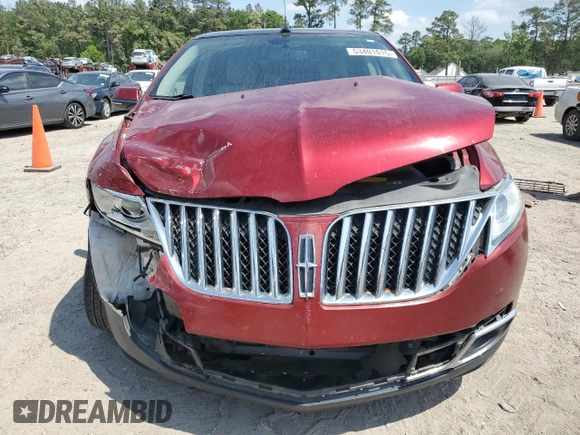 2014 Lincoln MKX with VIN 2LMDJ6JK4EBL11633, listed as a Copart auction lot 53401015 with 155,006 mi miles and Salvage Title. Bid and sale history available at carsss.com. Image 5.