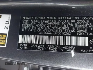 2023 Toyota Crown XLE с VIN JTDAAAAF8P3010262, выставлен на аукционе IAAI как лот 41485203 с пробегом 6 061 миль миль и . История ставок и продаж доступна на DreamBid. Изображение 9.